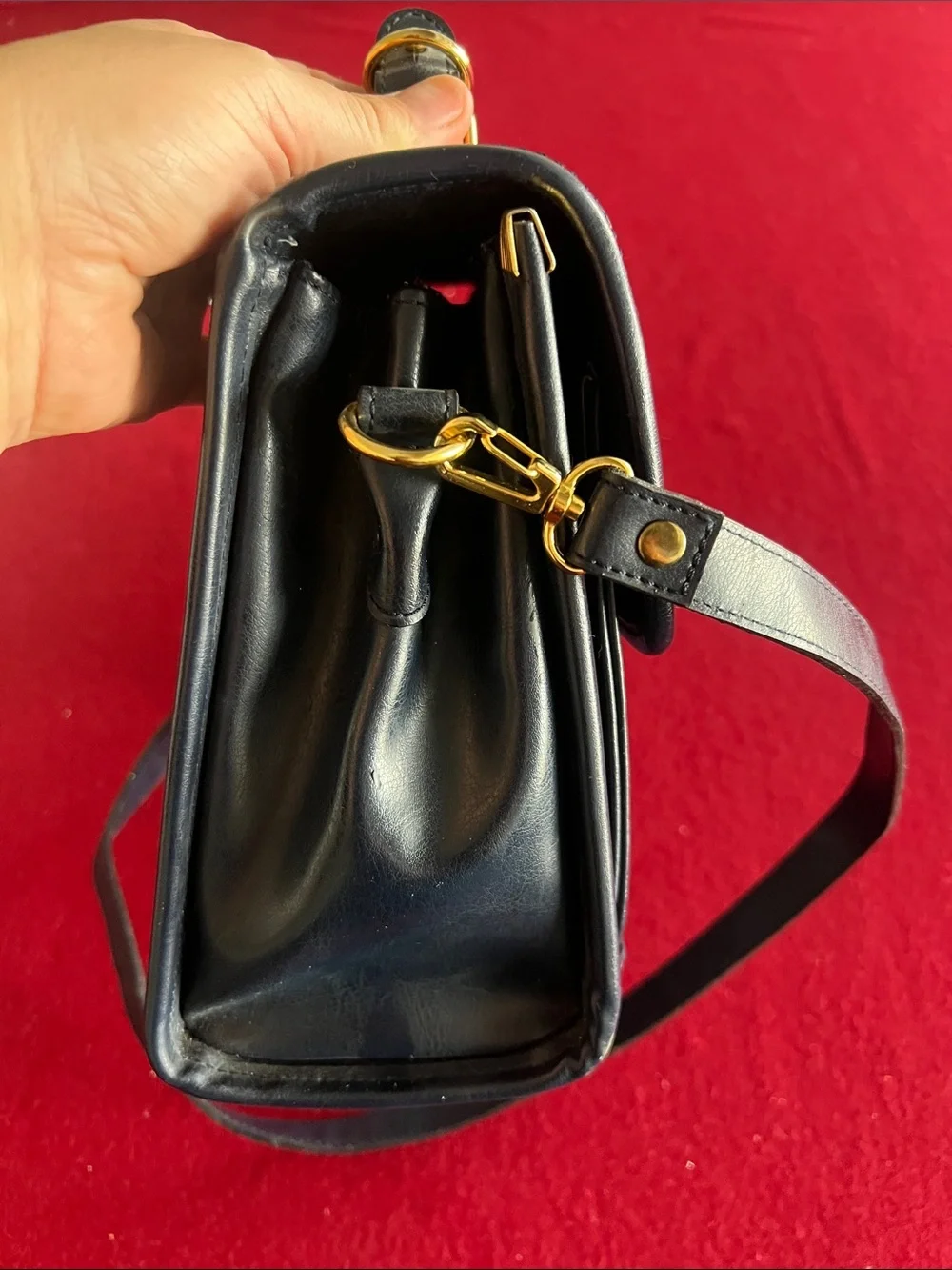 Leather crossbody handbag, Rosenio Splendid